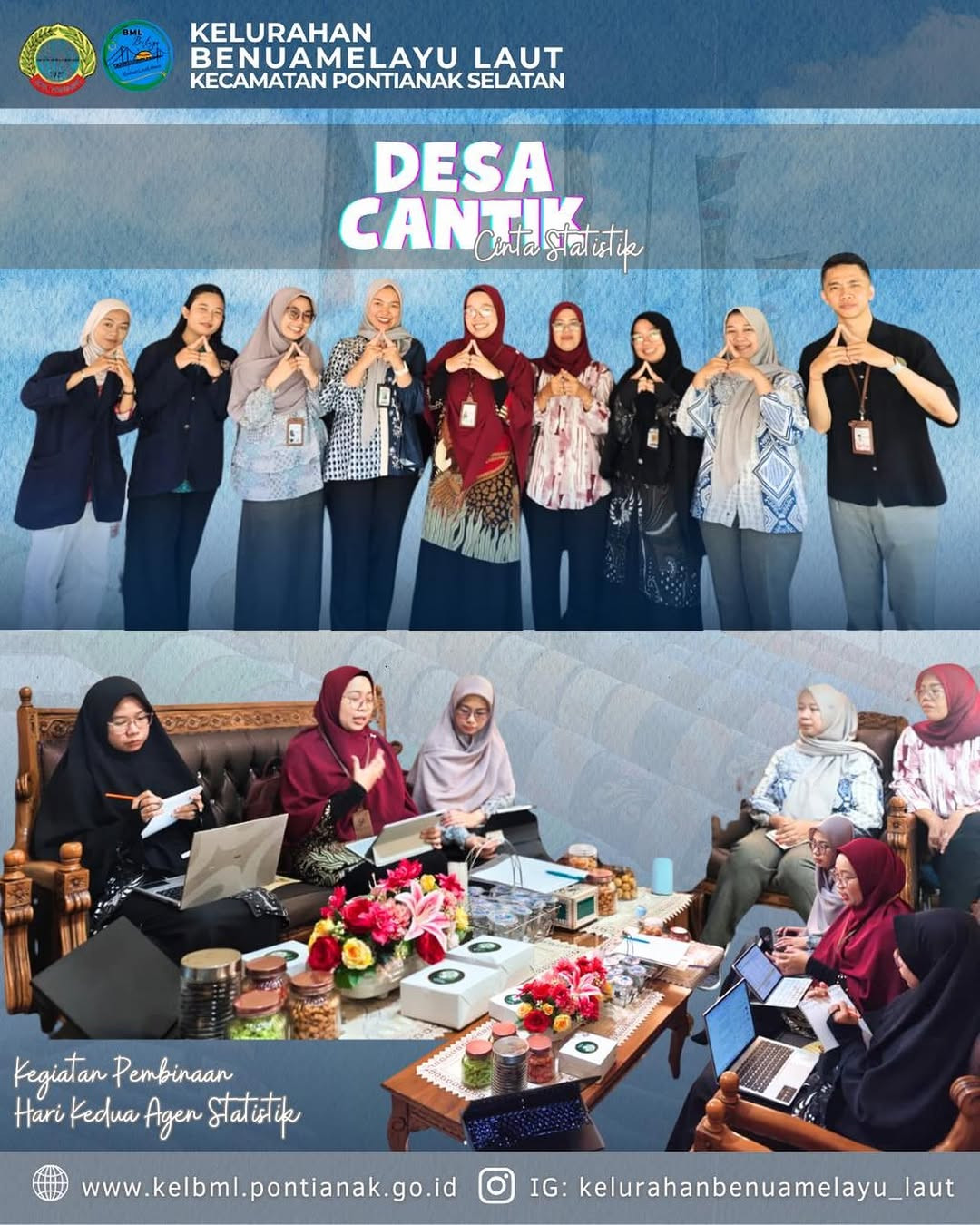 Membangun Kelurahan Berbasis Data, Agen Statistik Benuamelayu Laut Susun Kebutuhan Data Pembangunan